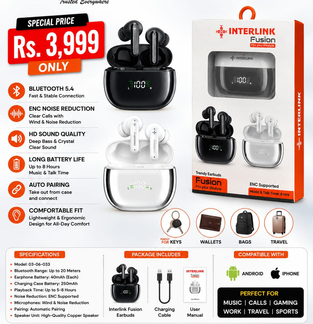 INTERLINK Fusion Earbuds