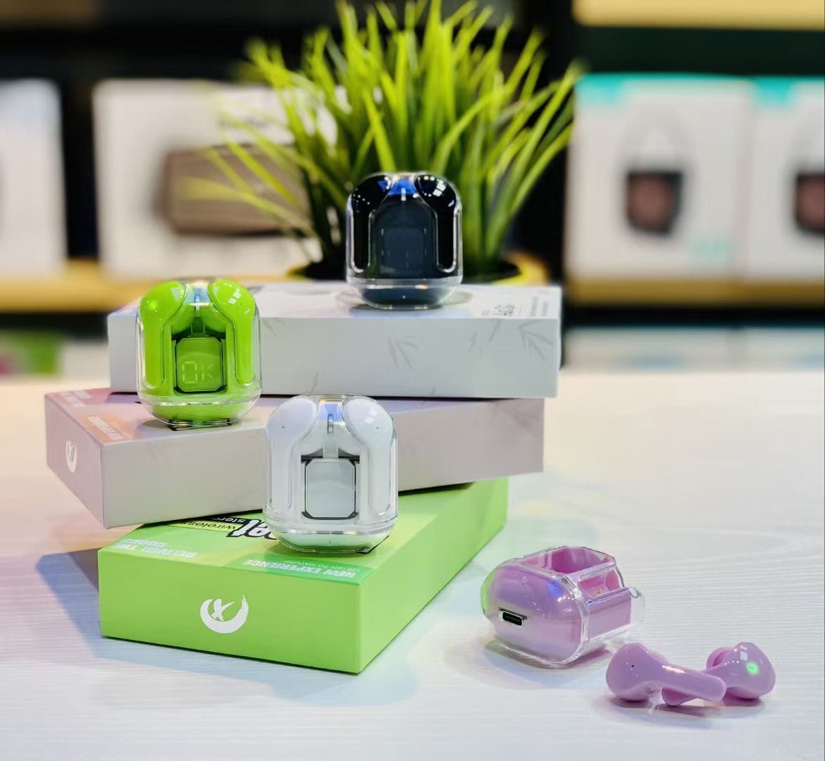 Air31 Earbuds Wireless Transparent Bluetooth