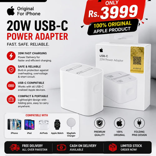 Apple 20W USB-C Power Adapter (Original)