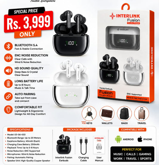INTERLINK Fusion Earbuds