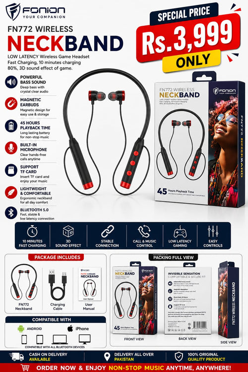 FONION FN772 Wireless Neckband