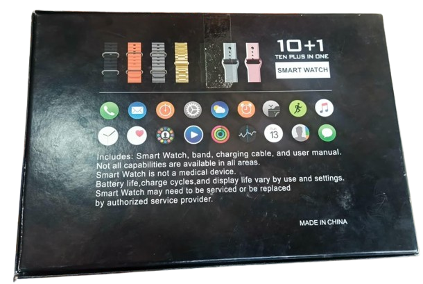 Crown H39 ultra 2 7 straps with earbuds Smart Watch