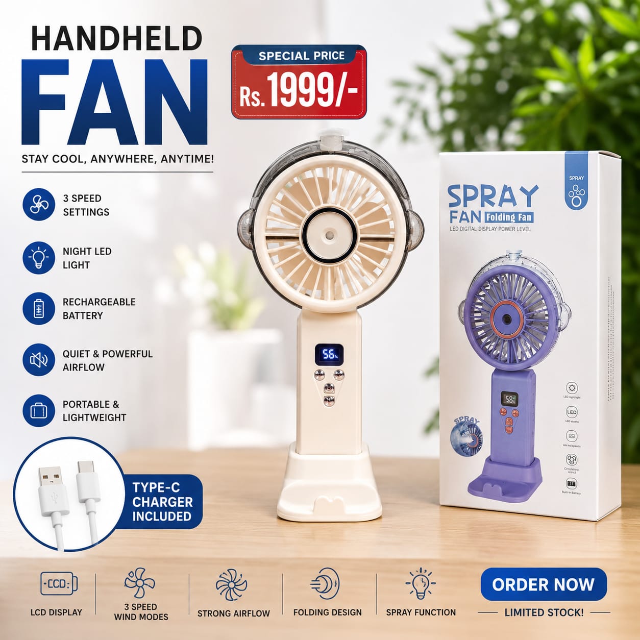 Hand Held Fan