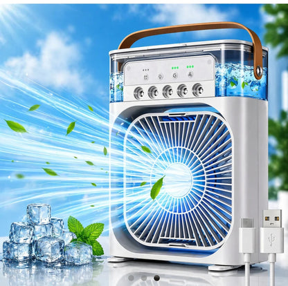 Portable Air Cooler Fan –5 Mist Sprays