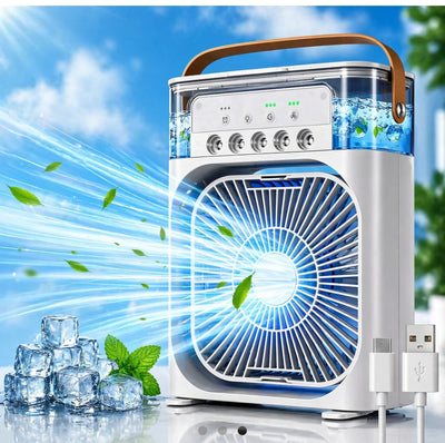 Portable Air Cooler Fan –5 Mist Sprays